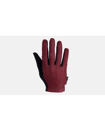 Body Geometry Grail Glove Long Finger Specialized Garnet Red