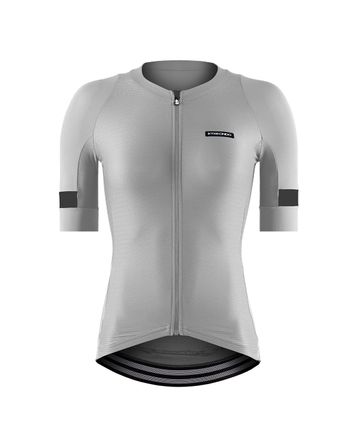 Mendia Short Sleeve Jersey Etxeondo Woman Light/Anthracite Grey