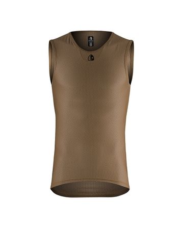 Sare Sleeveless T-Shirt Etxeondo Brown