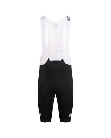 Rapha Mens Pro Team Training Bib Shorts Black/White