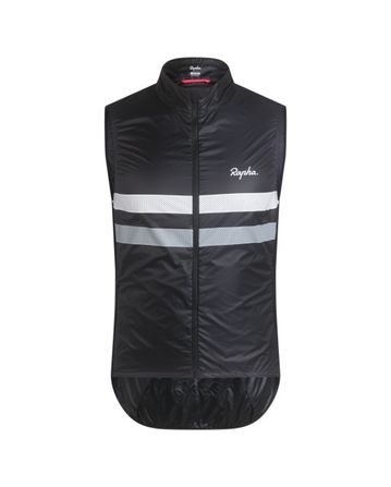 Rapha Herren Brevet Weste Black/Light Grey/White