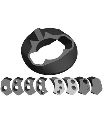 Sammler Sic Spb Hs02-13 Low Stack/Gummis Schwarz