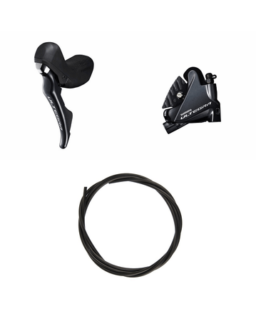 Vorderes Scheibenbremsen-Kit Shimano Ultegra ST-R8020/BR-R8070/Leitung Schwarz