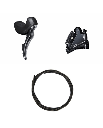 Hinteres Scheibenbremsen-Kit Shimano Ultegra ST-R8020/BR-R8070/Leitung Schwarz
