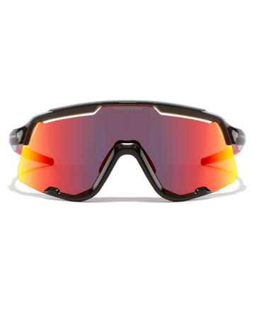 Hawkers Power Glossy Transparent Brown/Ruby Red Sunglasses