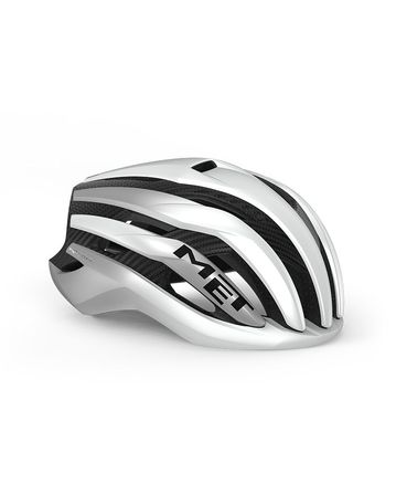 Met Trenta 3K Carbon Mips Helm Weiß/Metallic Silber