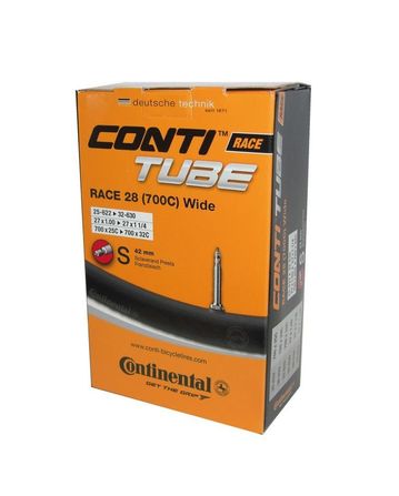 Continental Race Tube 700X25-32 Presta Valve 60mm Grey