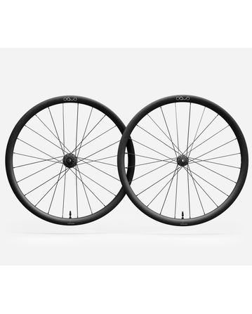 Oquo Road Alloy Wheel Set Rp35pro Shimano Hg Black Matt