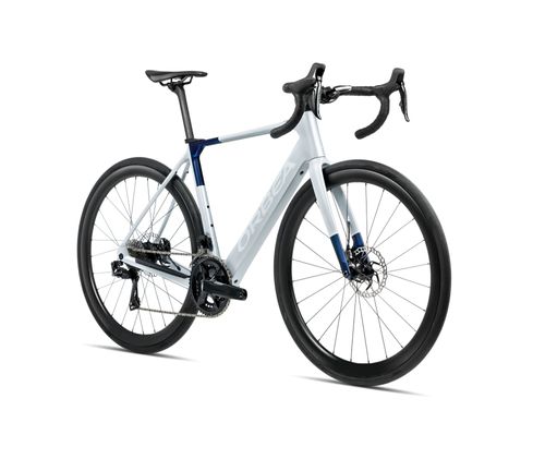 Orbea Gain M10i 2026 Halo Silver Matt/Blue Carbon View Gloss