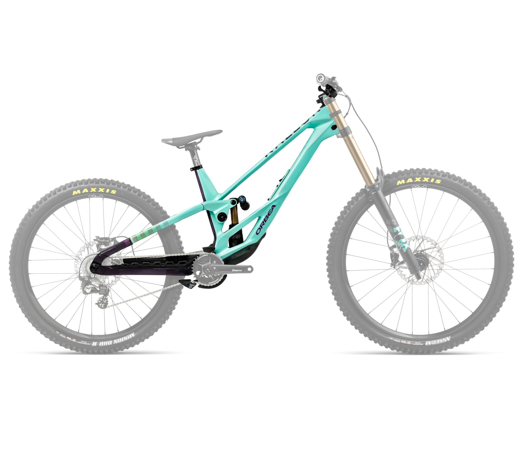 Orbea Frame Rallon 442 DH 2026 Aloha Green/Fantasy Purple Carbon