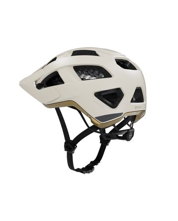 Casco Mtb Trek Quantum Wavecel Blanco Era/Oro Old Style