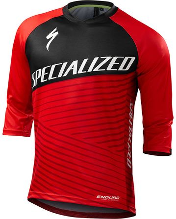 Enduro Comp 3/4 Langarmtrikot Specialized Rot Team