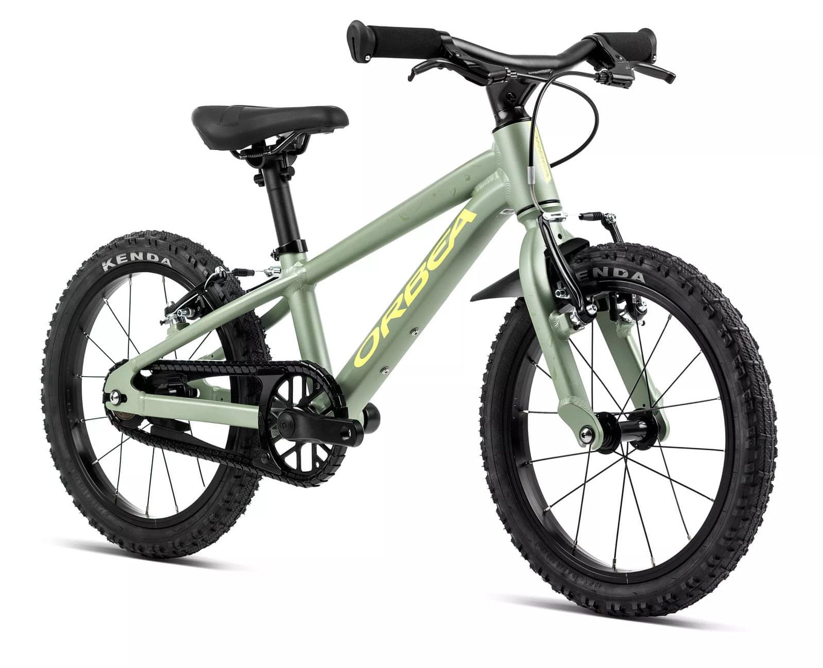 Orbea Mx 16 2024 Metallic Green Artichoke Matt/Yellow Matt