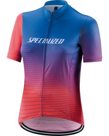 Rbx Comp Logo Team Jersey Short Sleeve Specialized Woman Pro Blue/Acid Pink