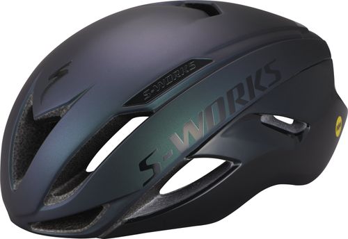 S-works Evade II Helmet Specialized Angi Mips Ce Satin Chameleon/Gloss Black