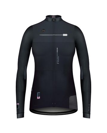 Cobble Long Sleeve Jersey Gobik Woman Dark Coal