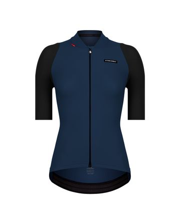 Alda Short Sleeve Jersey Etxeondo Woman Petroleum/Black