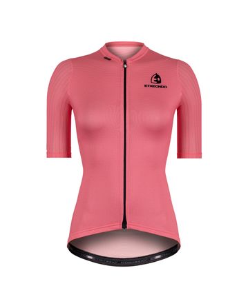 Batura Radtrikot Kurzarm Etxeondo Frau 2022 Koralle