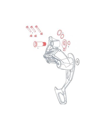 Rear Derailleur Screws Kit Sram GX 2x11s