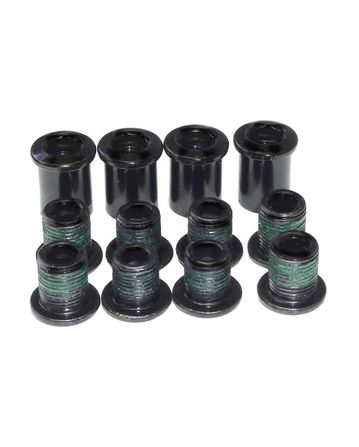 Schrauben Kettenblätter Sram 4 Arms Doble RG Lang Stahl Stahl Schwarz