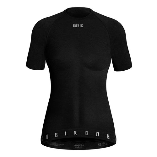 Winter Merino Baselayer Short Sleeve Gobik Woman Tss Black