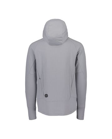 Merino Zip Kapuzenpulli Man Poc Aluminium Grau