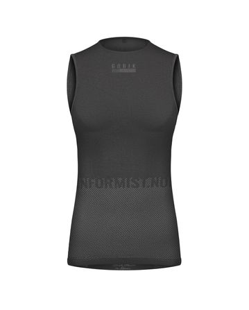 Limber Skin Undershirt Sleeveless Gobik Woman Basalt