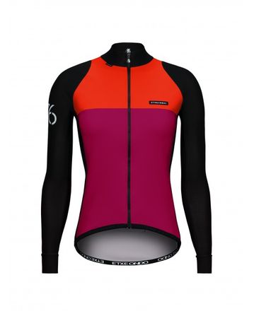 Obena Jacke Etxeondo Frau Raspberry/Orange