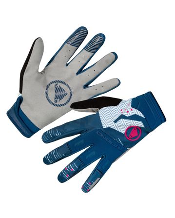 Singletrack Windproof Gloves Endura Unisex Blueberry