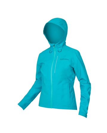 Hummvee Waterproof Jacket Hood Endura Woman Pacific Blue