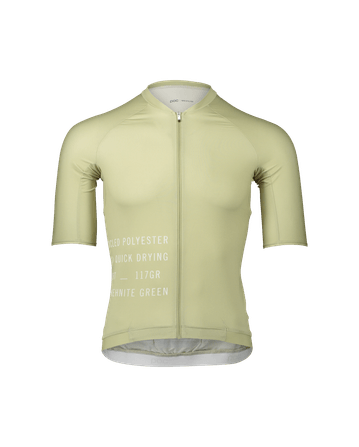 Pristine Print Short Sleeve Jersey Poc Man Prehnite Green