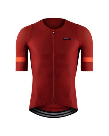 Mendi Short Sleeve Jersey Etxeondo Man Boiler Red/Orange