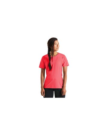 Trail Kurzarm Trikot Specialized Damen Imperial Rot
