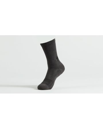 Cotton Lange Socken Specialized Charcoal
