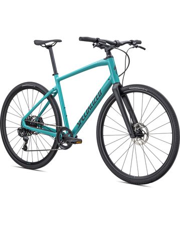 Sirrus X 4.0 Urban Bike Specialized 2022 Gloss Lagoon Blue/Tropical Teal/Satin Black Reflective