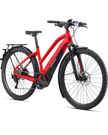 Turbo Vado 6.0 ST Electric Bicycle Road Specialized Flo Red W-Blue Ghost Pearl