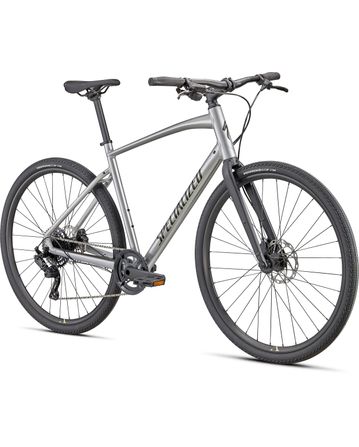 Sirrus X 3.0 Urban Bike Specialized 2022 Gloss Flake Silver/Ice Yellow/Satin Black Reflective