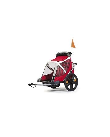 B-Travel Tandem Child Trailer With Brake Bellelli Red