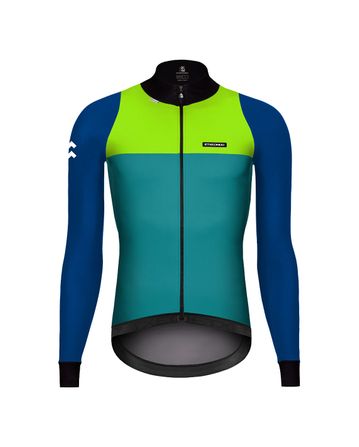 76 Jacket Etxeondo Man Green/Blue