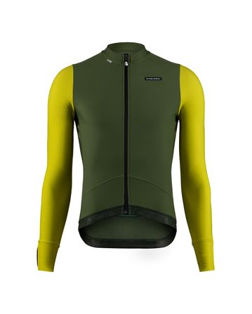 Laku Thermisches Trikot Etxeondo Herren Khaki Grün/Pistazie