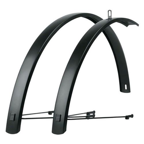 2-Pack Front/Rear Mudguards SKS Edge Trekking Alumiun Black