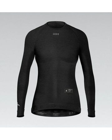 Base Layer Long Sleeve Winter Merino Gobik Woman Coal