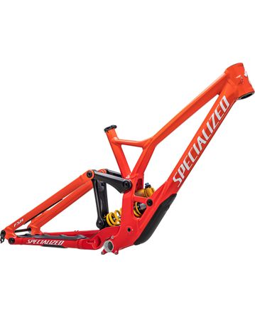 Demo Race Frame Specialized 2023 Gloss Fiery Red/Vivid Red Fade/White