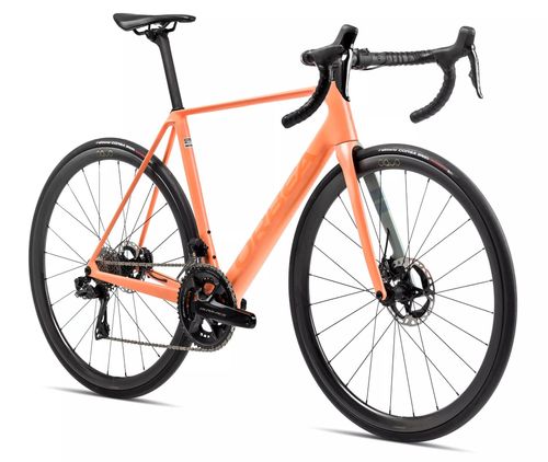 Orbea Orca M10iltd Pwr 2024 Orange Cloud Matt/Stone Blue Matt/Gloss
